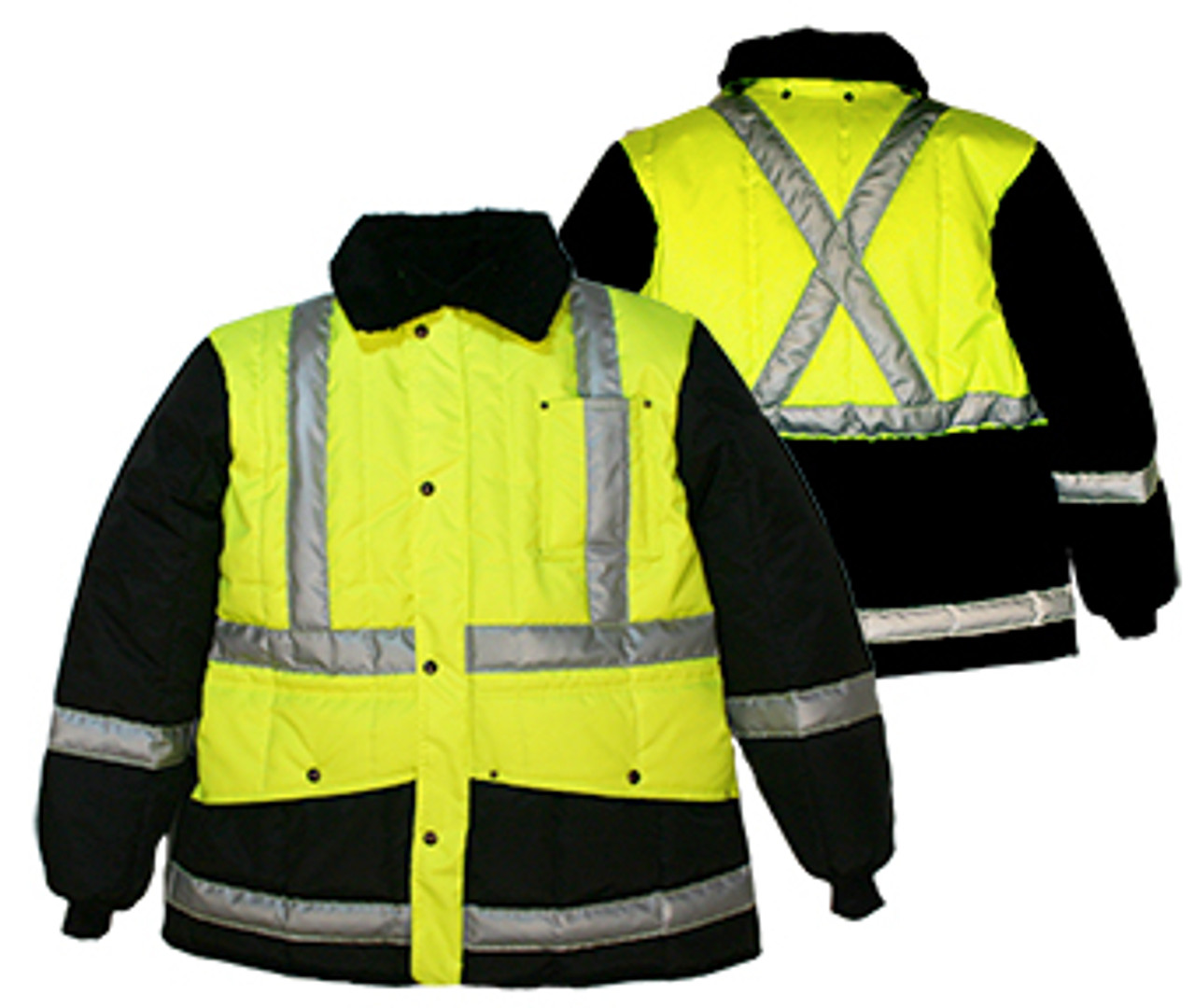 Two Tone Hi Vis Freezer Jacket